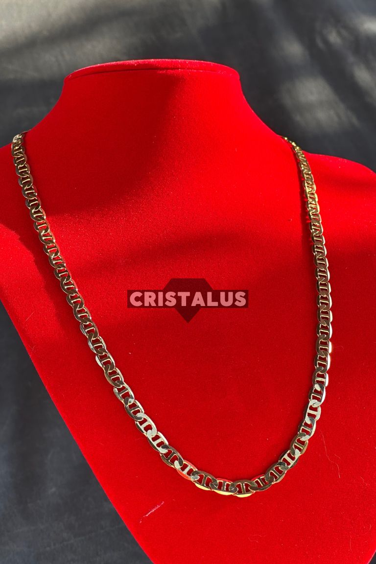 Cadena banana oro Laminado 18k🥇