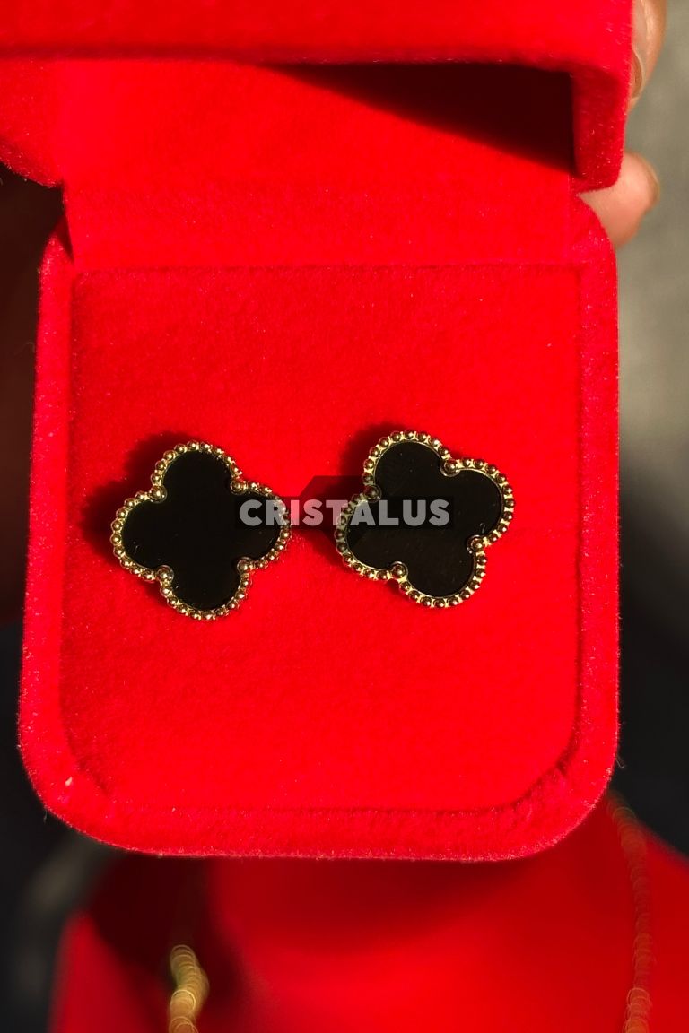 Aro van cleef | trébol dorado | bañada en oro 18k 🥇