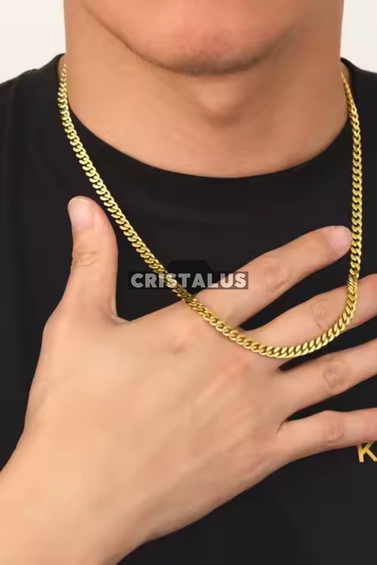 Collar Miami 5mm Oro 18k Chapado