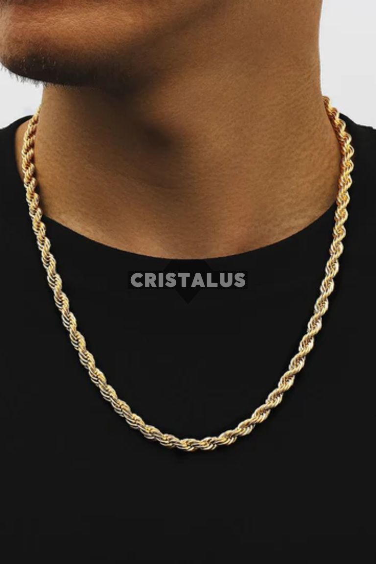 Collar Tourbillon 6mm Oro 18k Chapado