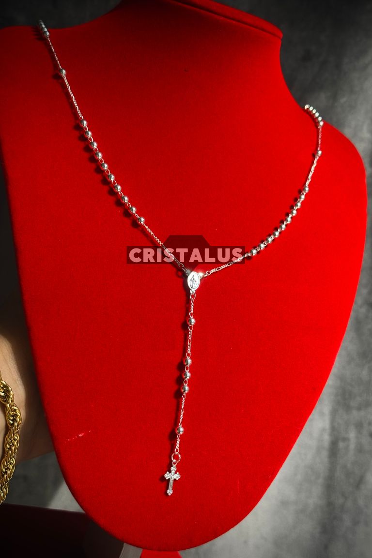 Rosario de plata 925 🕊️