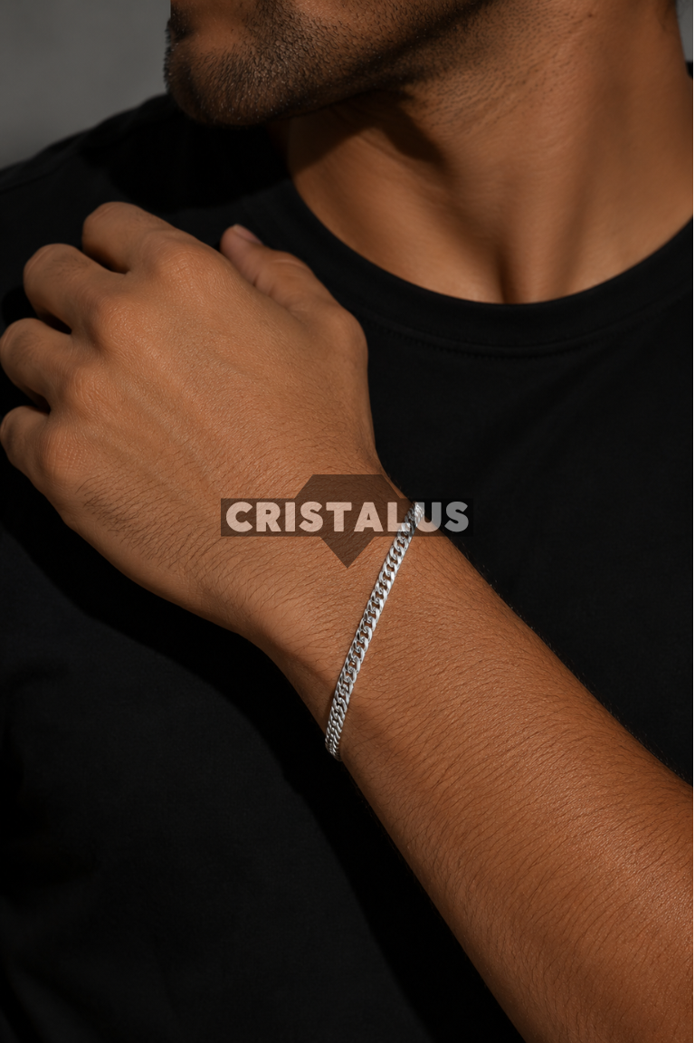 Pulsera Doble Grumet de Plata 925