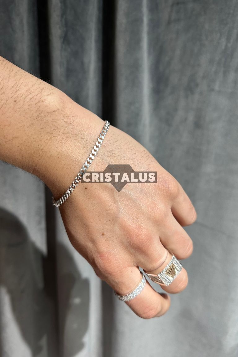 pulsera grumet plata 925