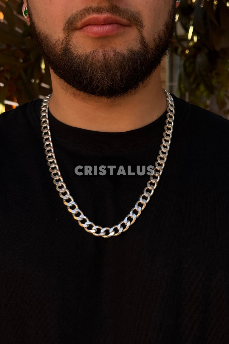 Cadena grumet de plata 925 | 1 cm