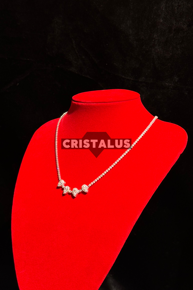 Collar de gotas con circones - Imagen 4