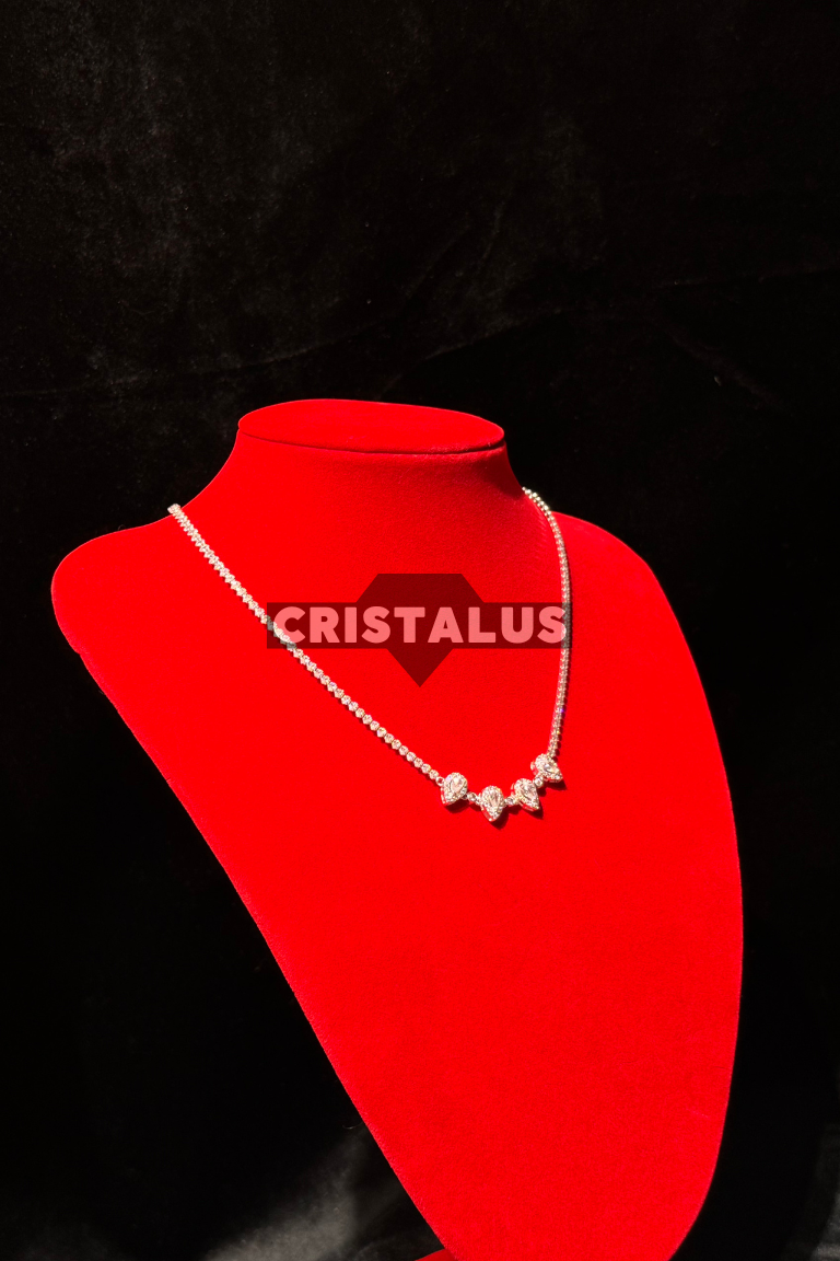 Collar de gotas con circones - Imagen 5