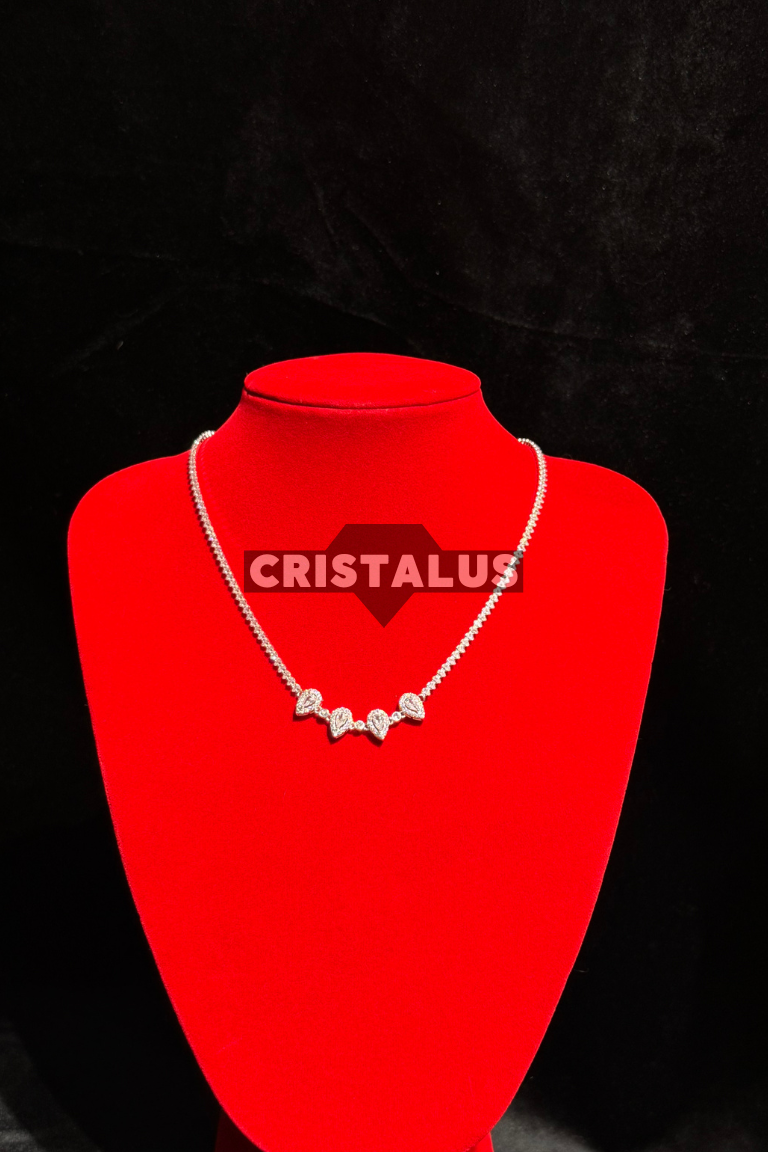 Collar de gotas con circones - Imagen 2
