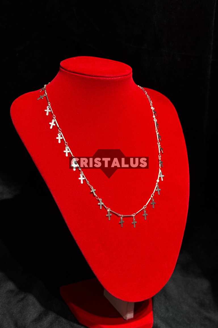 Cadena con cruces de plata 925 - Imagen 5