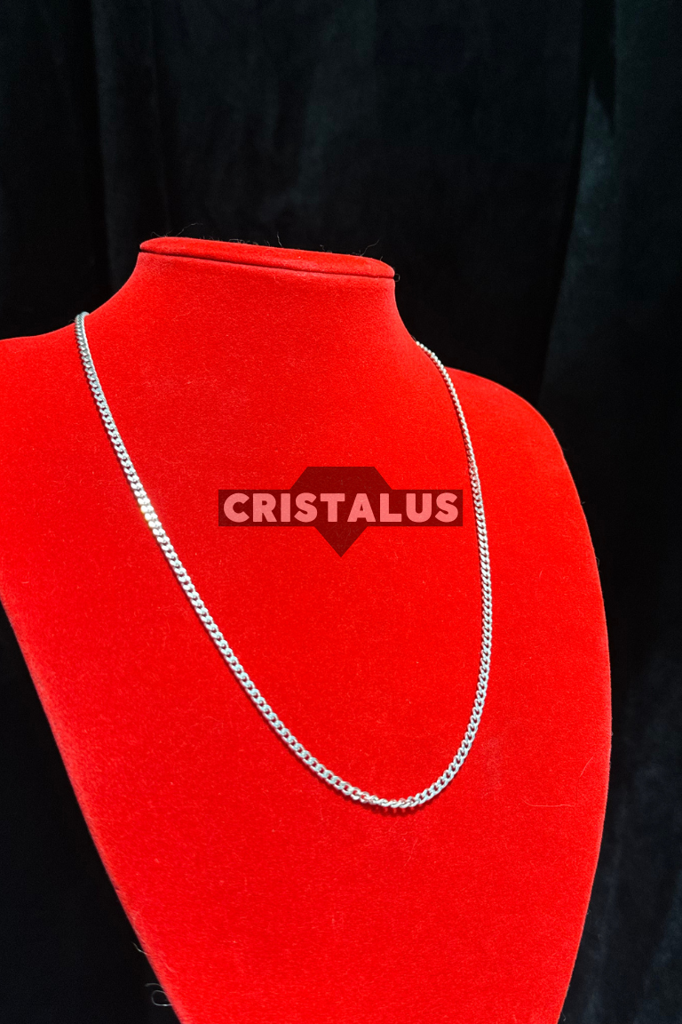 Cadena Grumet 3 mm plata 925 - Imagen 5